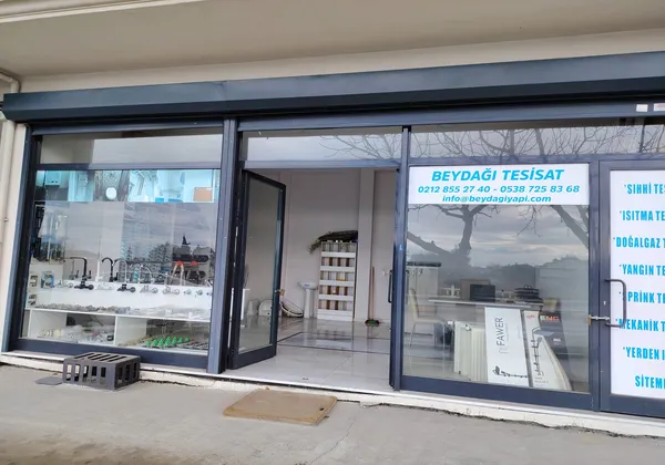 Beydağı Tesisat Beylikdüzü Dükkan Ön Cephe ve Tabela Görünümü